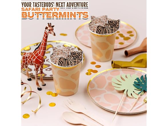 Safari Party Buttermints Candy