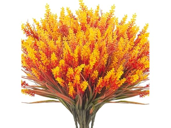 20 Bundles Artificial Plants (Fall Red)