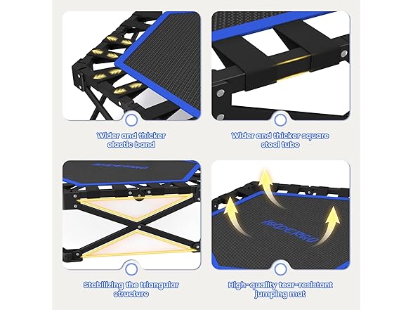HXD-ERGO Foldable Mini Trampoline