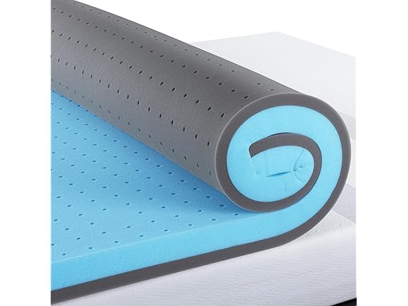 Maxzzz Queen Mattress Topper, 2 Inch Gel