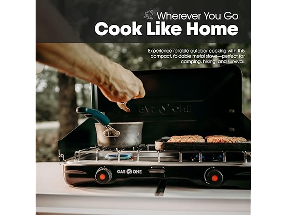 GasOne Portable Camping Stove - Blue