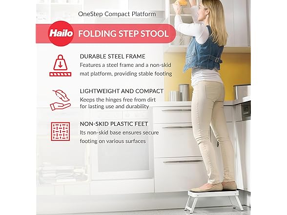 Hailo OneStep | Steel step | One large step