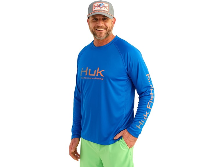 HUK Men's Standard Pursuit Vented Long Sleeve 30 UPF Fishing Shirt