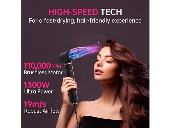 SKIMI 110,000 RPM Hair Dryer Brush
