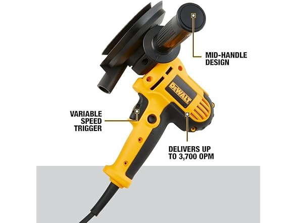 DEWALT DWE6401DS Rotary Sander, Variable Speed