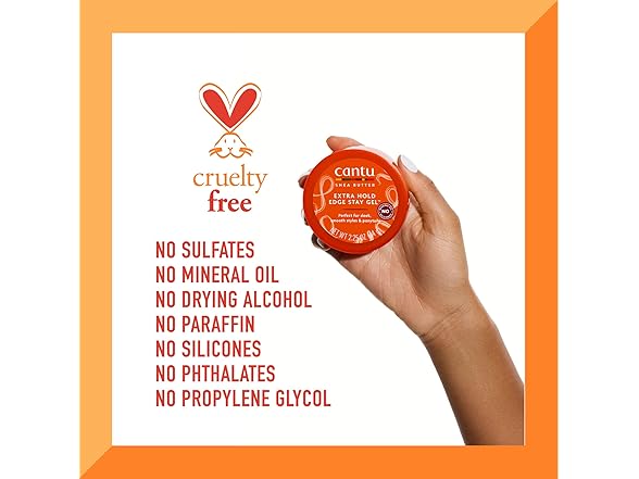 CANTU Shea Butter Extra Hold Edge Stay Gel