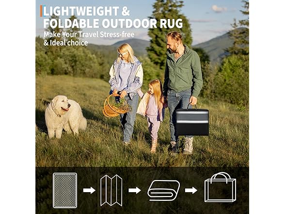 GarveeHome Outdoor Rug Mat for Patio, 8'x10'