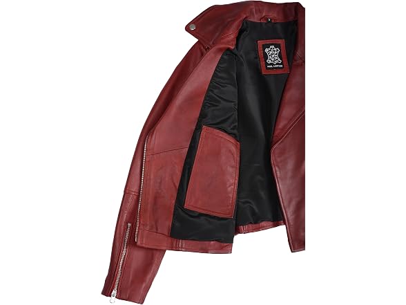 Blingsoul Women (XL) Asymmetrical Leather Jacket