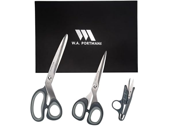W.A. Portman 3 Piece Fabric Scissor Set
