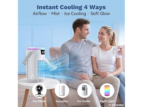 Ylkf Ice Cooling Mist Fan