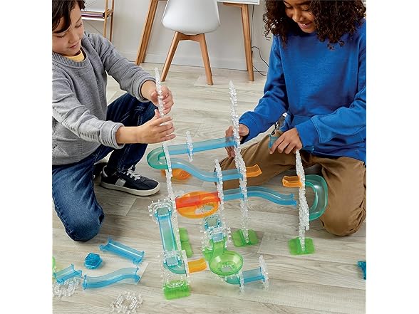 Discovery Marble Run Race Track – 92-Piece Light-Up