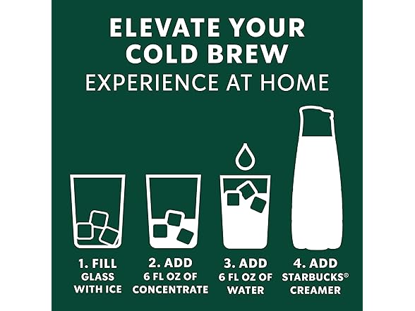 Starbucks Cold Brew Coffee Concentrate,