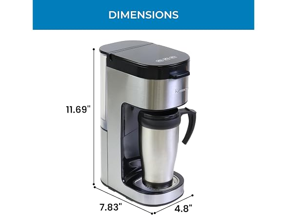 Kenmore Single Serve Coffee Maker Black - Gallery 7