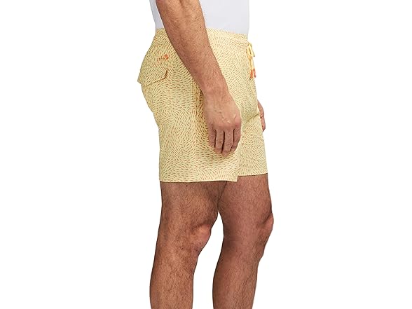 Izod Men Swim Trunks Swimsuit Lemon Meringue
