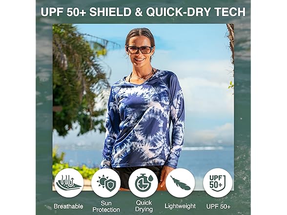 Kanu Surf Women's LS UPF50 Swim Top Navy (XXL)