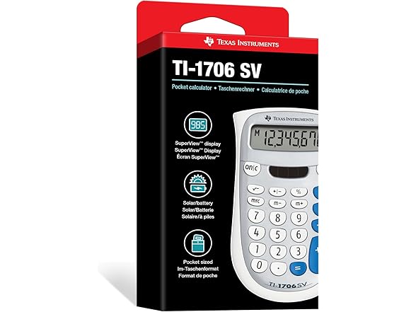 Texas Instruments Standard Function Calculator