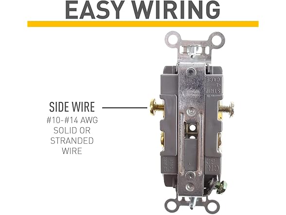 Pass&Seymour 20A Duplex Outlet Brown