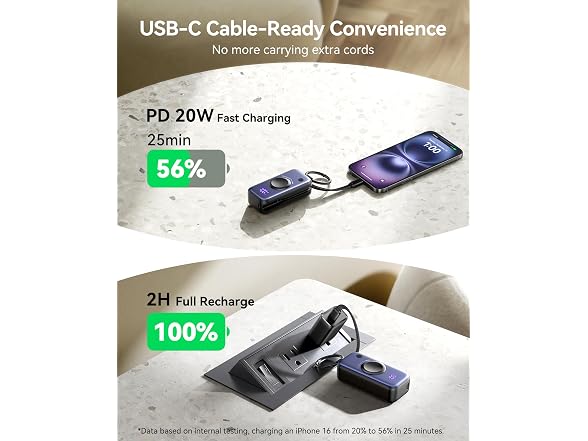 INIU 20W SnapGo 5000mAh Mini MagSafe Power Bank