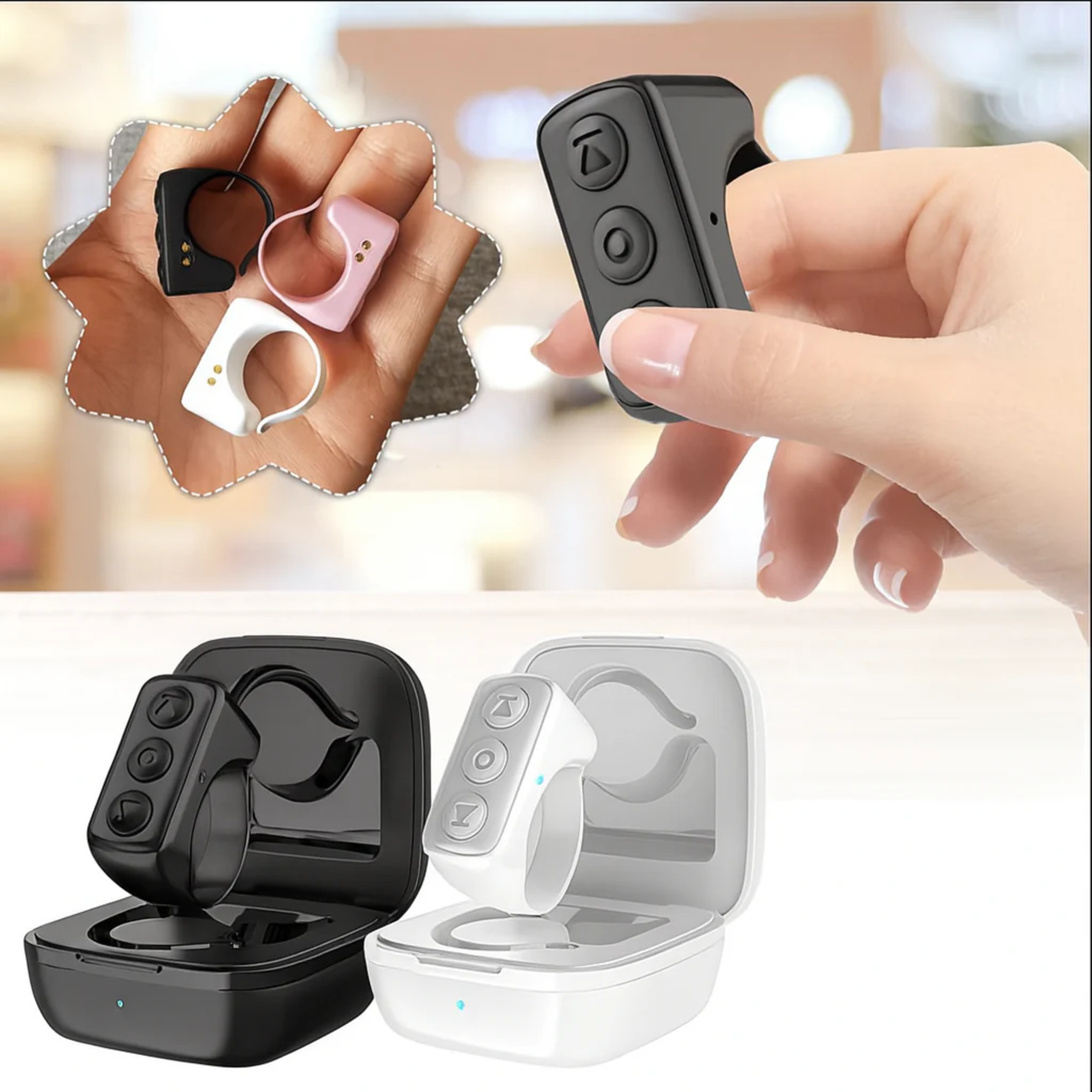 Bluetooth Page Turner Scrolling Ring - Gallery 15