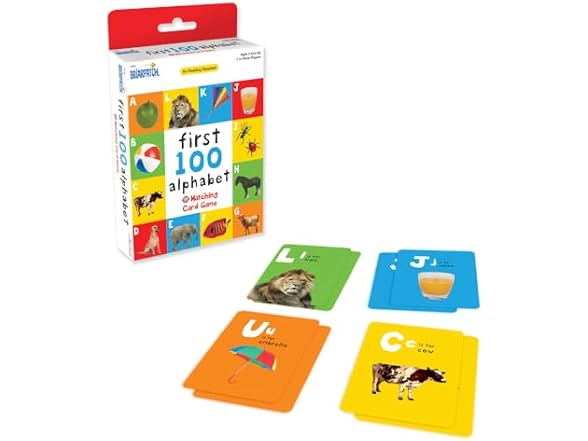 Briarpatch, First 100 Alphabet Matching Card Game
