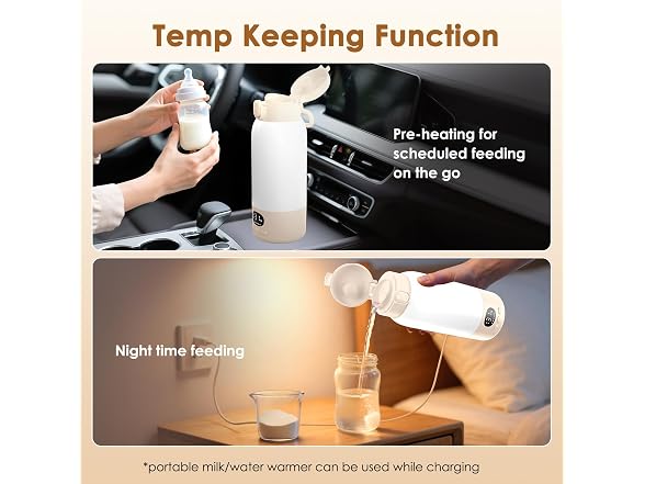 SORUTO Portable Milk Warmer for Travel