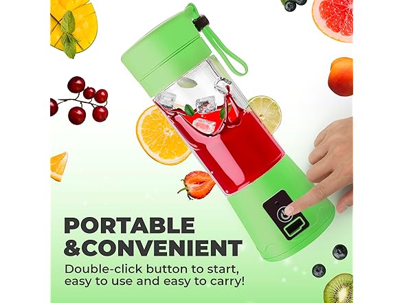 380ml USB Rechargeable Portable Blender