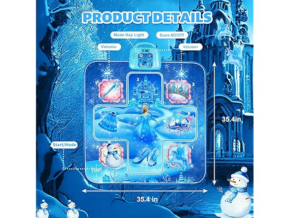 Frozen Girls Electronic Dance Pad
