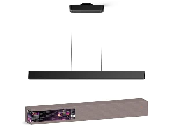 PHILIPS Hue Ensis Smart LED Pendant Light Black