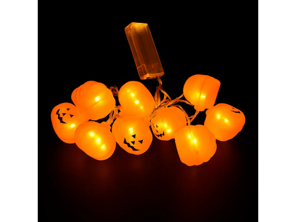 MQI 10 LED Pumpkin String Light