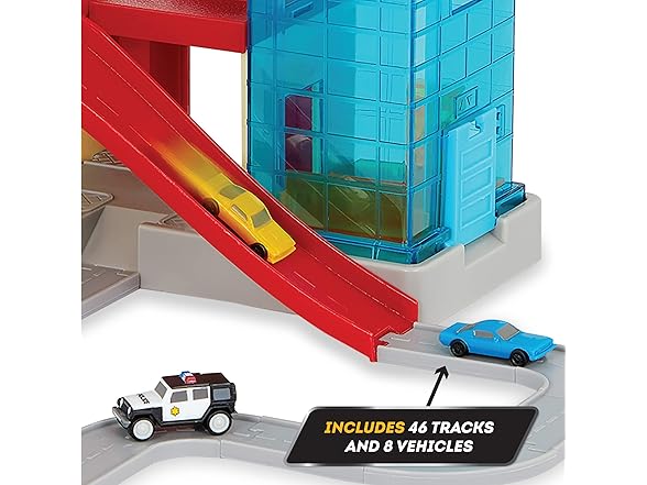 Driven by Battat – 60-Piece Big City Cruisin' Fleet