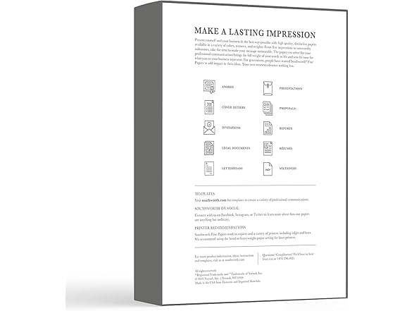 SouthwSouthworth 984C Parchment Specialty Paper Ivory - Gallery 2