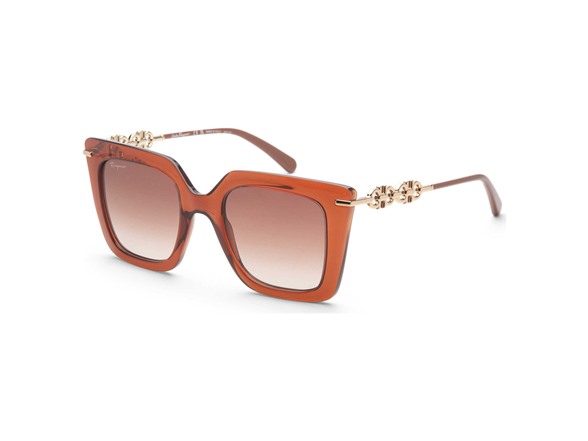 Ferragamo Women's 51mm Brown Sunglasses