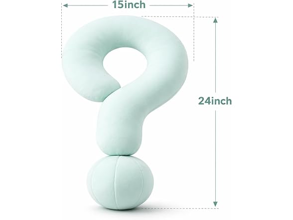 Evolive Question Mark Pillow
