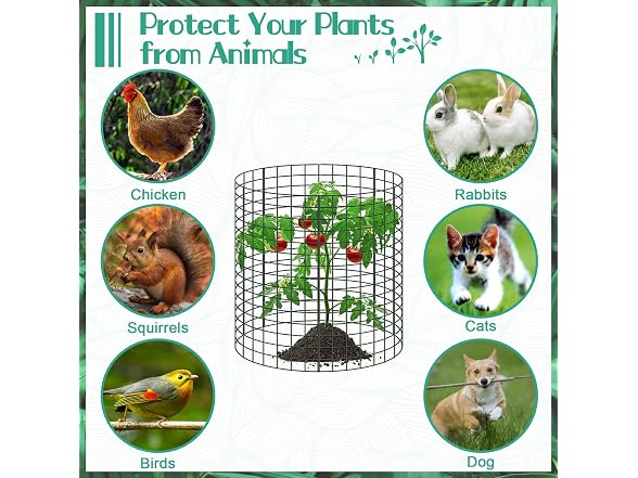 UJG 10Packs 12"x12"Plant Protectors