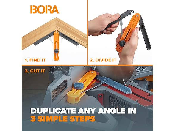 BORA 530402 BORA MiteriX Compact Angle Finder Orange/Gr