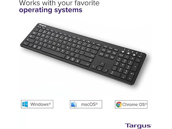 Targus Full-Size Multi-Device Bluetooth Keyboard