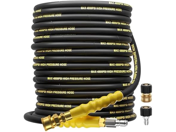 Pressure Washer Hose 4800PSI (Choose Size)