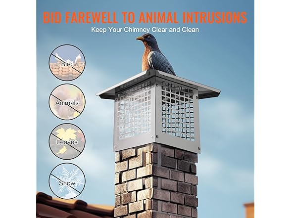VEVOR Chimney Cap - 13x9"