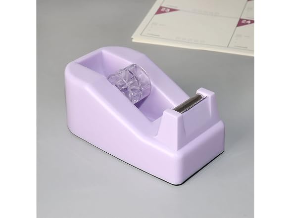 Buqoo Desktop Tape Dispenser Non-Skid (Purple)