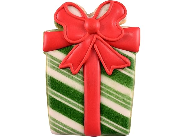 R&M Christmas Gift 3.5" Cookie Cutter, Red