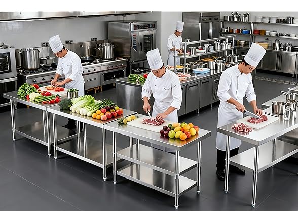 NUUK Stainless Steel Work Table