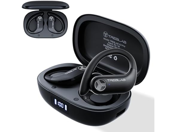 (NEW) TREBLAB X3 Pro Earhook Wireless Earbuds