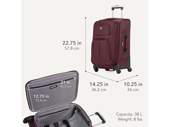 SwissGear Sion Softside 2-Piece Set (Carry-On/Backpack)