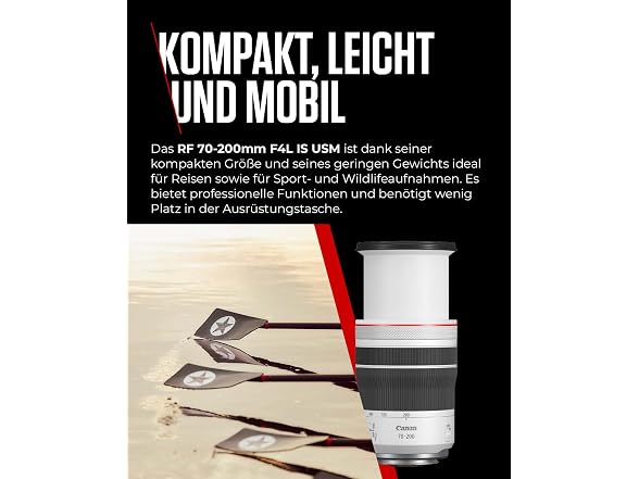 Canon RF 70-200mm F4L is USM Lens | Cons