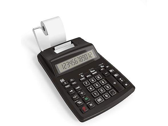 TRU RED 12-Digit Desktop Printing Calcu