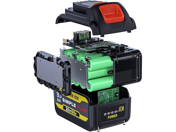 Simple Plus 9Ah Replacement Battery Dewalt 20V/60V