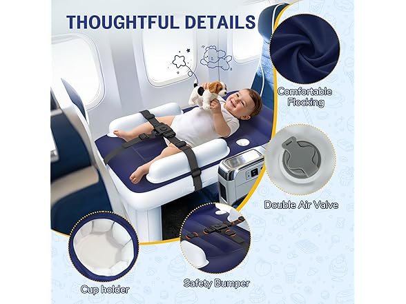 Deeteck Toddler Airplane Bed