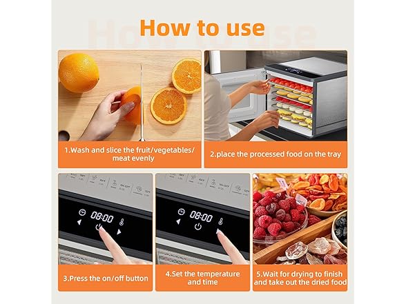 Food Dehydrator Machine for Jerky Beef