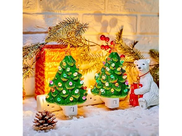 KISIQI 2Pk Christmas Night Lights