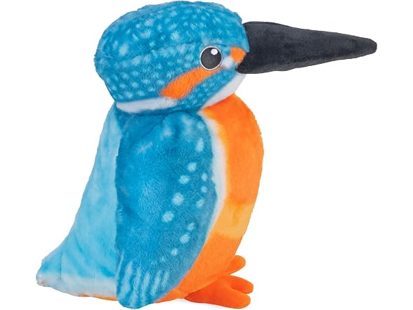 Wild Republic Cuddlekins Eco Kingfisher, Stuffed Animal, 12 Inches